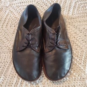 Tadeevo Barefoot Shoes Mens Size 9 42 Brown Leather Minimalist Oxford Casual